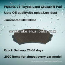 D773 almohadilla de freno de cerámica de alta calidad para Toyota Land Cruiser